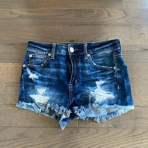 Women’s Dark Wash Jean Shorts